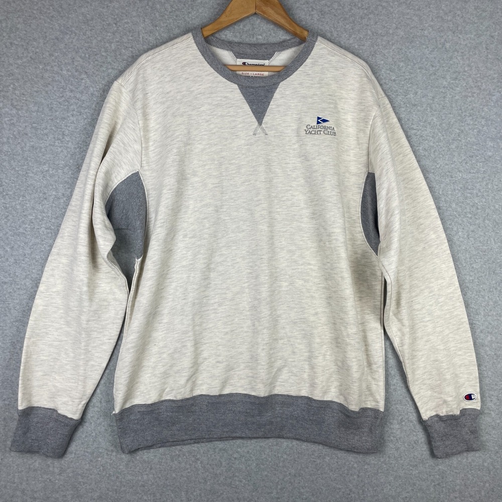 Vintage California Yacht Club Sweatshirt Men Large Champion Pullover Nautical